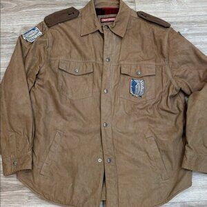 Craftsman plaid fleece llined utility Jacket size large men